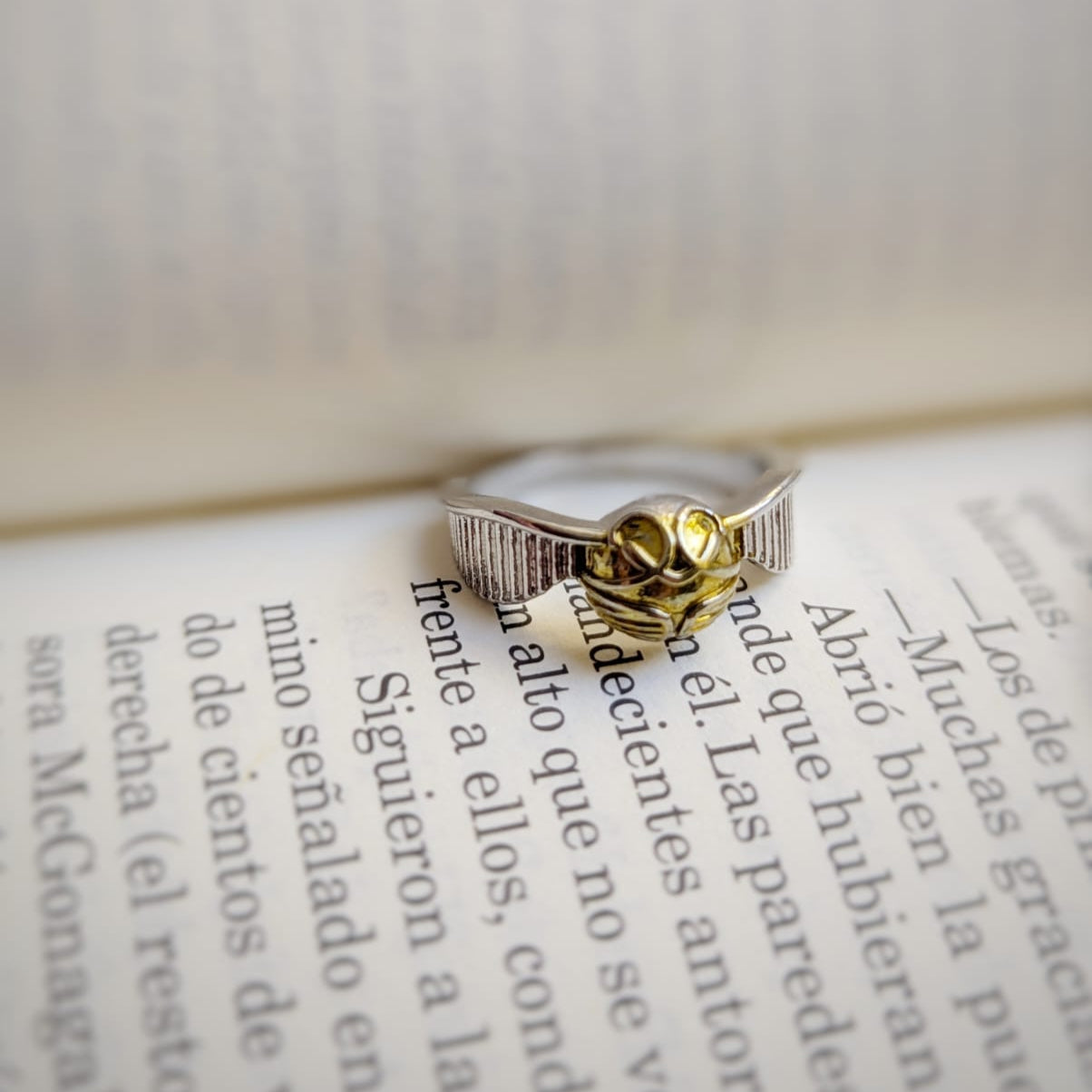 Anillo Snitch Dorada