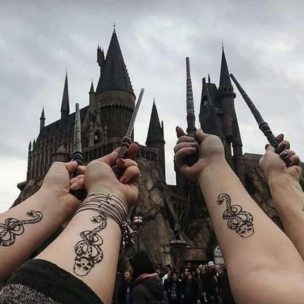 Tatuaje temporal Marca Tenebrosa