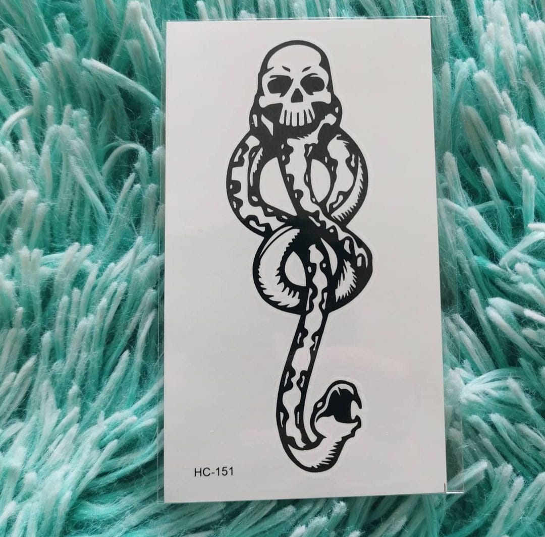 Tatuaje temporal Marca Tenebrosa