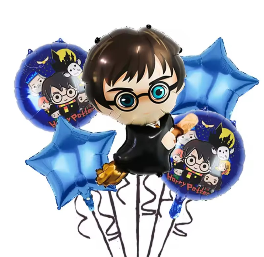 Globos Harry Potter (5 piezas)