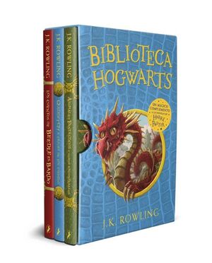 BIBLIOTECA HOGWARTS (ANIMALES FANTÁSTICOS Y DÓNDE ENCONTRARLOS | EL QUIDDITCH A TRAVÉS DE LOS TIEMPOS | LOS CUENTOS DE BEEDLE EL BARDO)