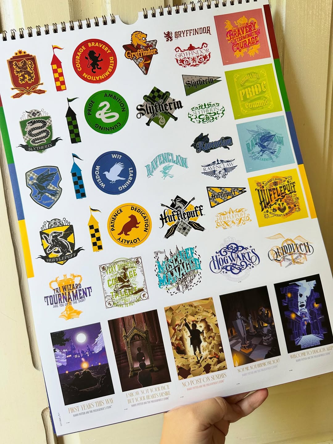 Calendario Harry Potter 2026 Mooving