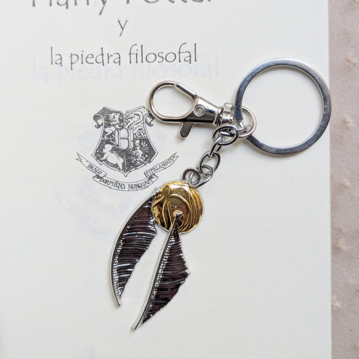 Llavero Snitch Dorada 1