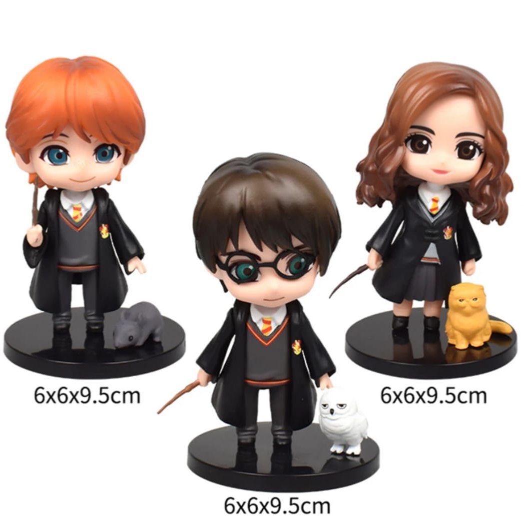 Set de 3 piezas: Harry, Ron y Hermione