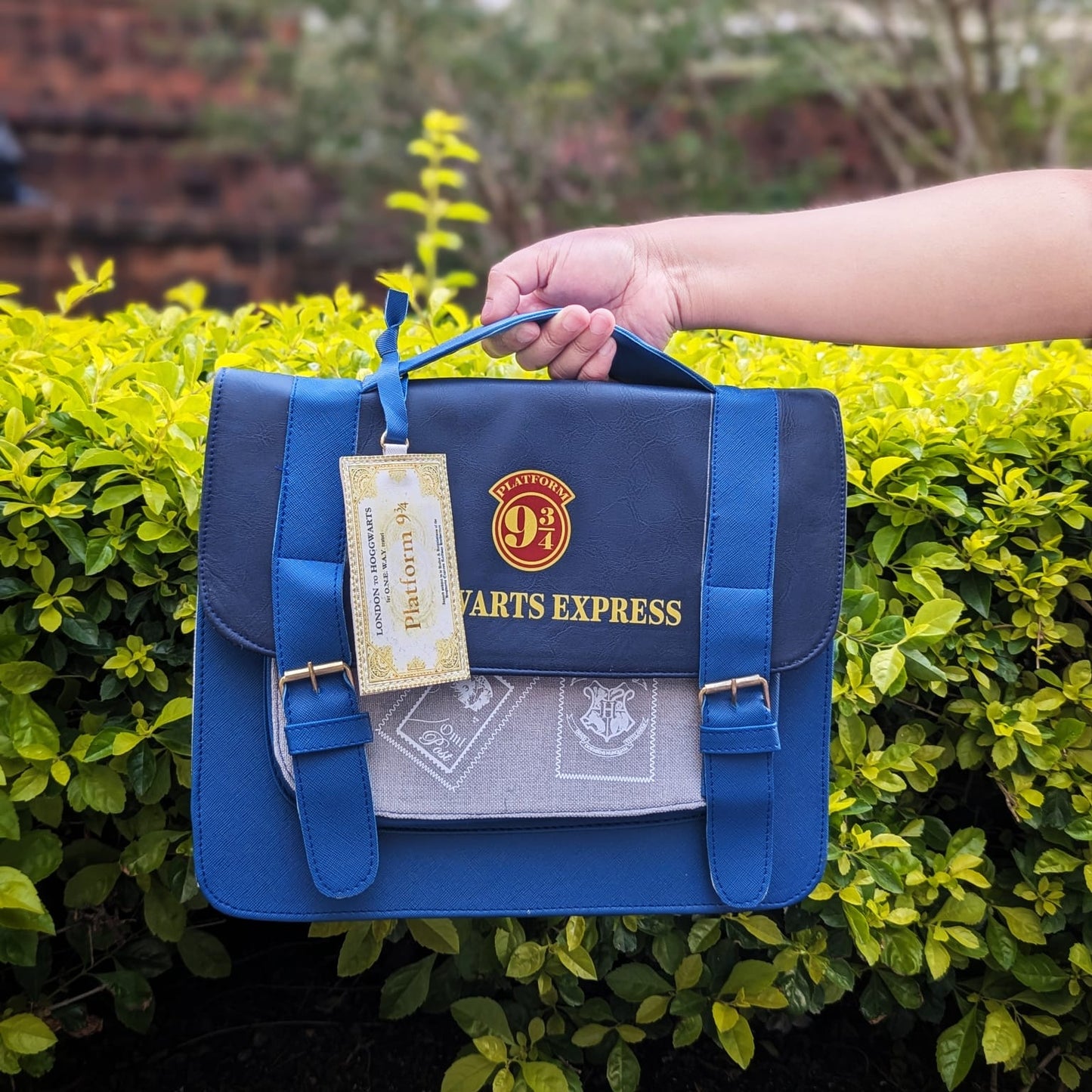 Maletin Hogwarts Azul