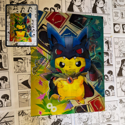 Poster 3D Pikachu Pokemon