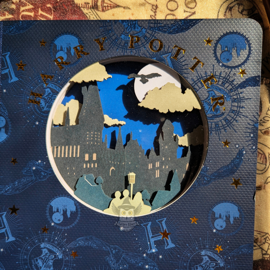 Libreta Premium Hogwarts (Diseño 3D Calado)