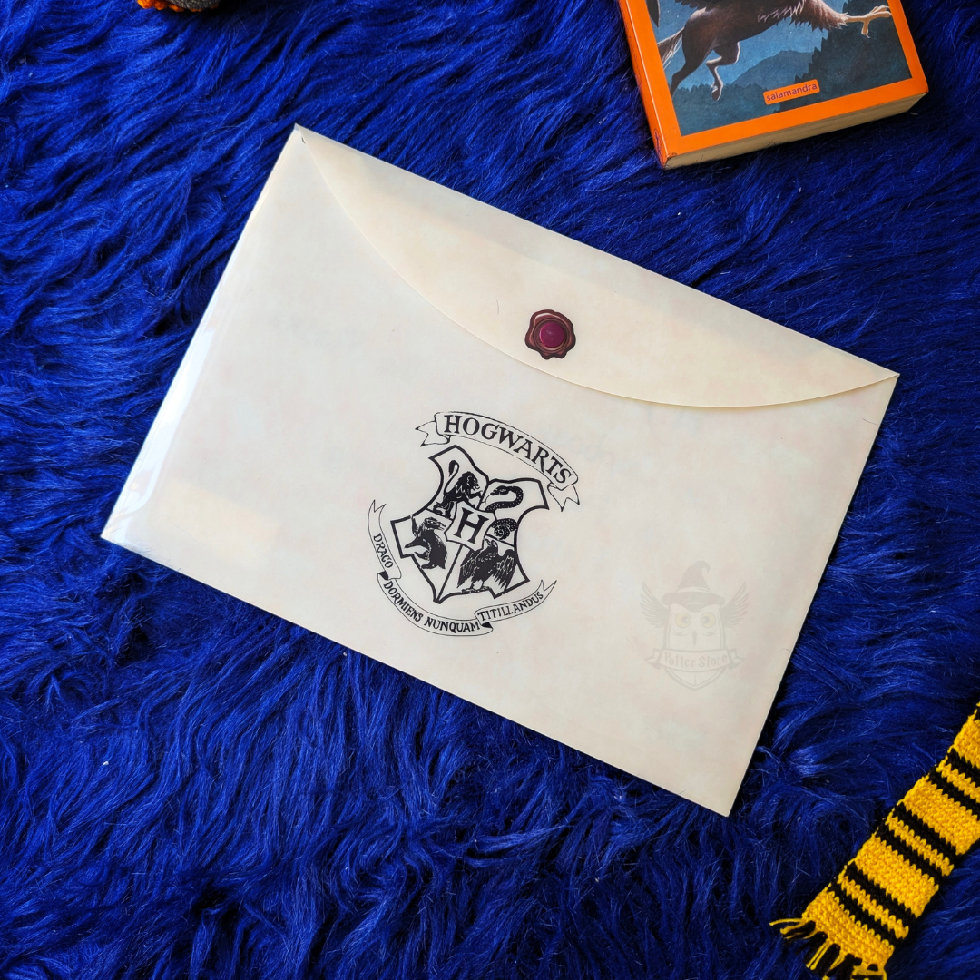 Carta de Hogwarts – Folder Tipo Sobre tamaño Carta