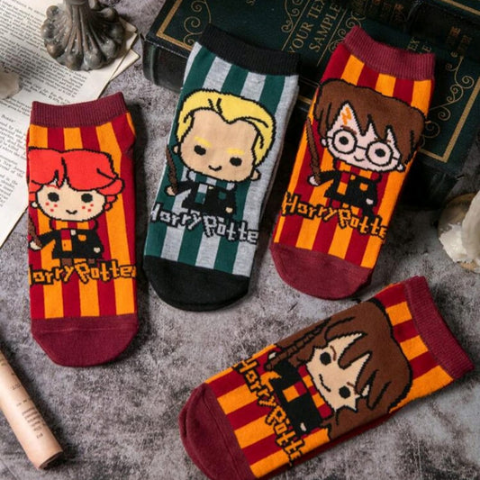 Set de calcetas Harry, Ron, Hermione y Draco