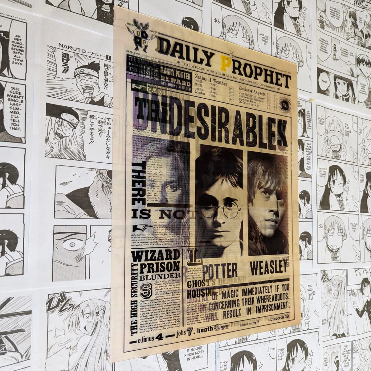 Poster Harry Potter 3D El Profeta