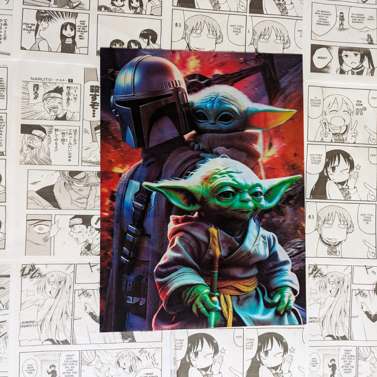 Poster 3D Star Wars