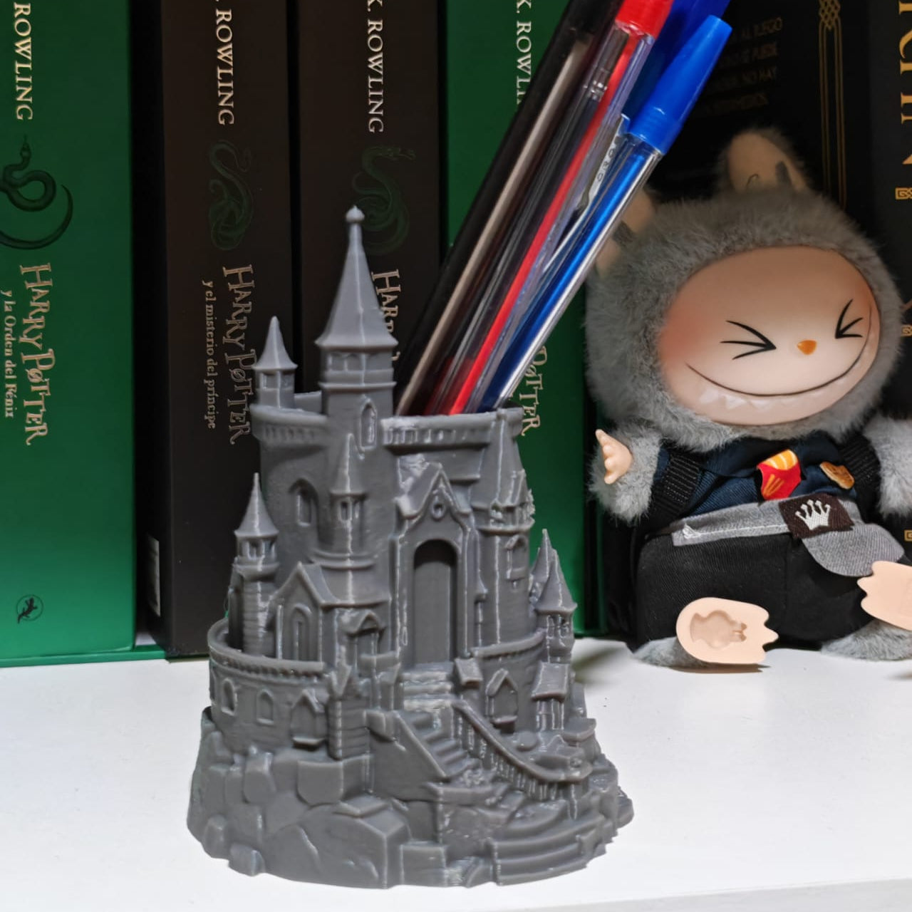 Porta Lapiceros Castillo de Hogwarts 3D