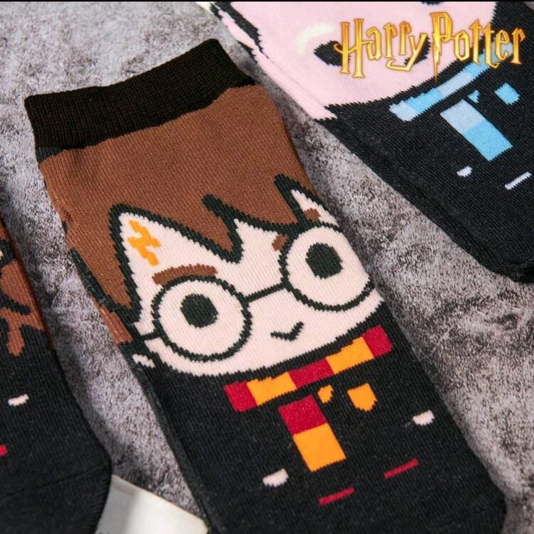 Set de calcetas Harry, Ron, Hermione y Draco