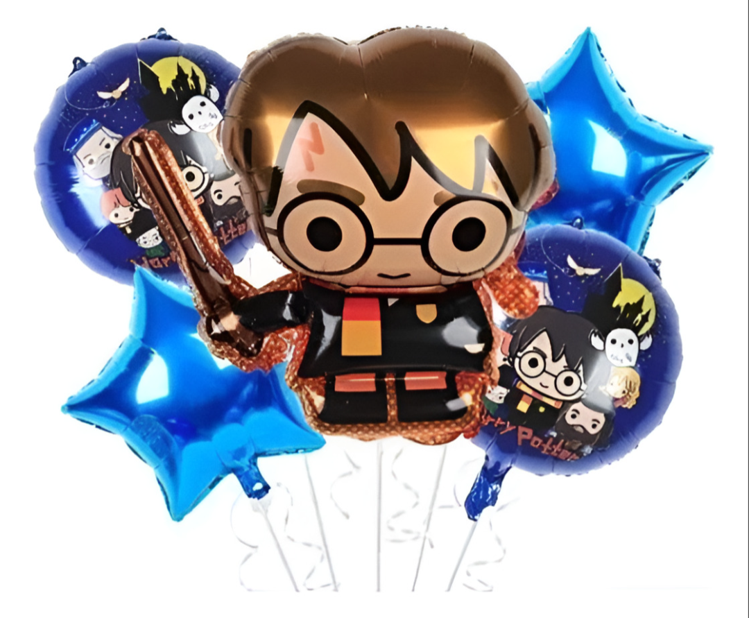 Globos Harry Potter  (5 piezas)